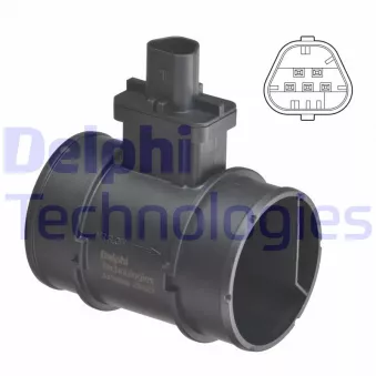Débitmètre de masse d'air DELPHI AF10650-12B1