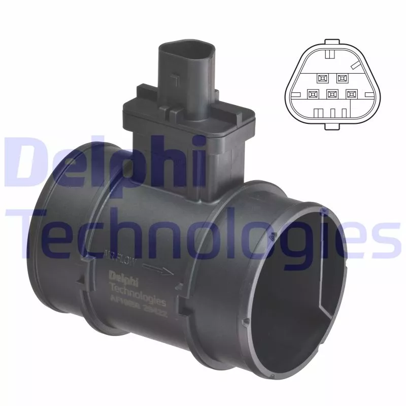 Débitmètre de masse d'air DELPHI AF10650-12B1