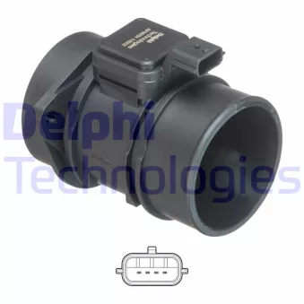 Débitmètre de masse d'air DELPHI AF10734-12B1