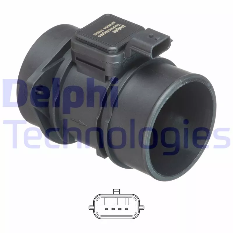 Débitmètre de masse d'air DELPHI AF10734-12B1