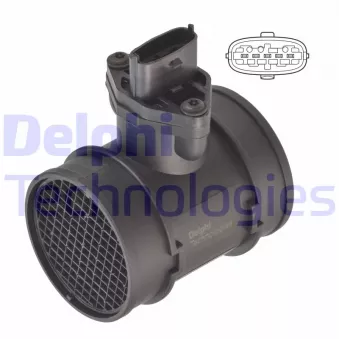 Débitmètre de masse d'air DELPHI AF10784-12B1