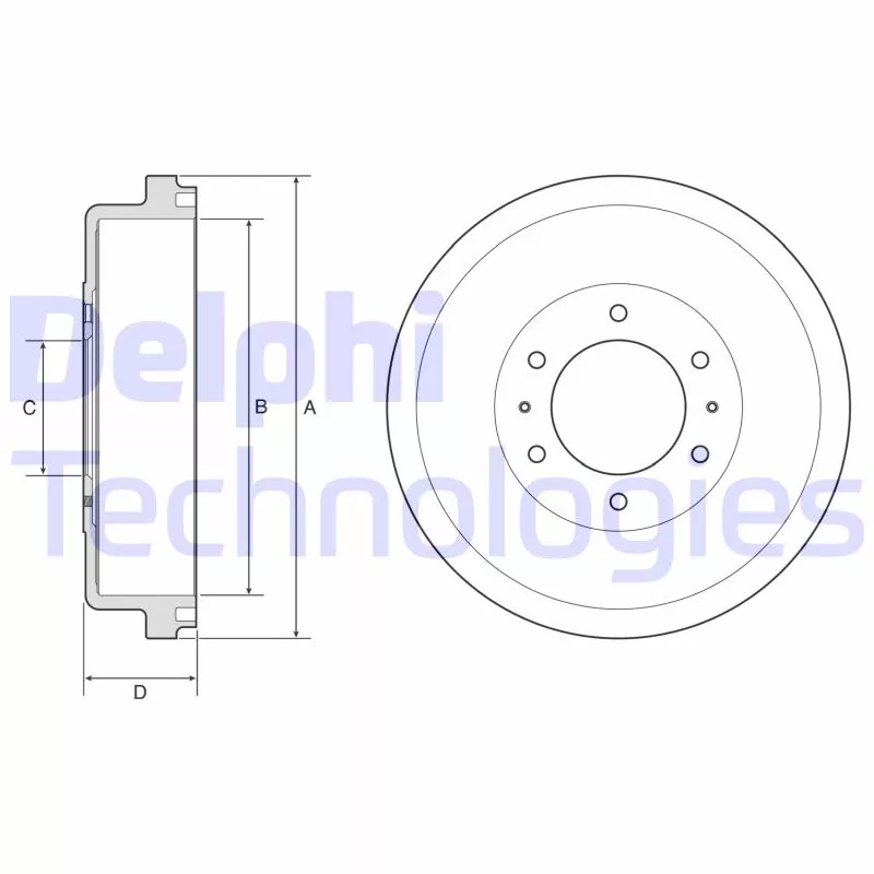 Tambour de frein DELPHI BF635