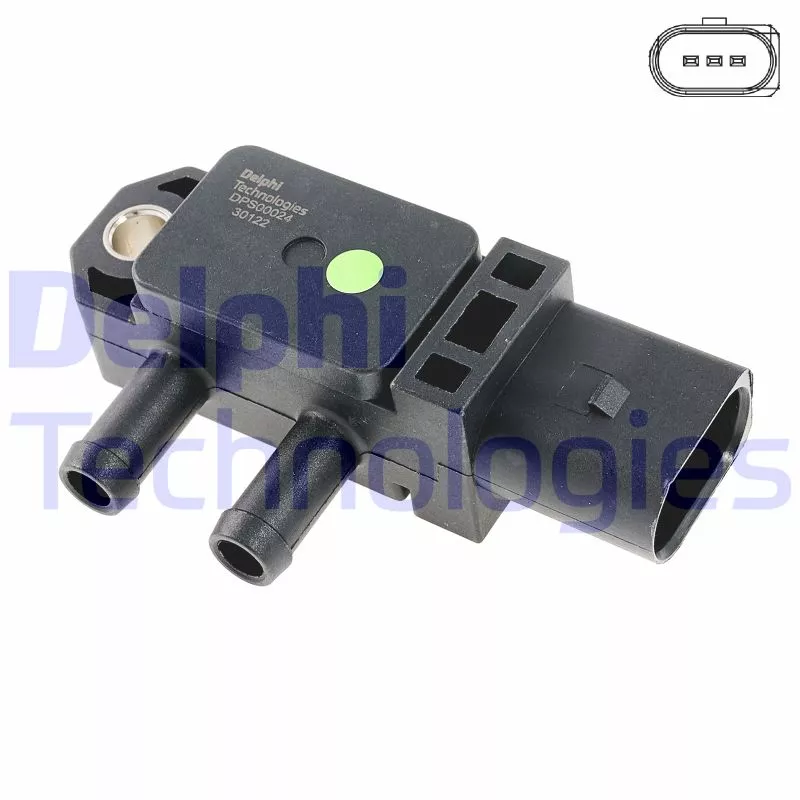 Capteur, pression des gaz échappement DELPHI DPS00024-12B1