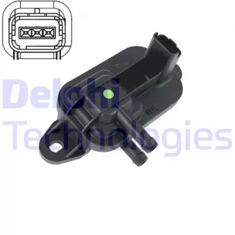 Capteur, pression des gaz échappement DELPHI DPS00025-12B1