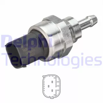 Capteur, pression des gaz échappement DELPHI DPS00030-12B1