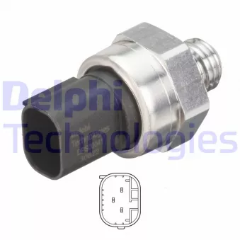 Capteur, pression des gaz échappement DELPHI DPS00041-12B1
