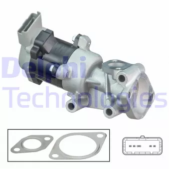 Vanne EGR DELPHI EG10529-12B1