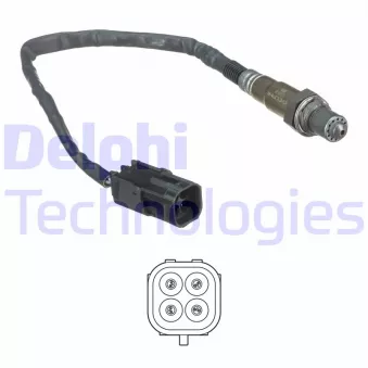 Sonde lambda DELPHI ES20638-12B1