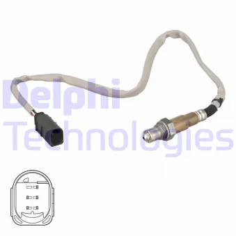 Sonde lambda DELPHI ES21074-12B1