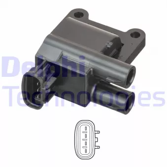 Bobine d'allumage DELPHI GN10981-12B1