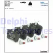 Jeu de 4 plaquettes de frein arrière DELPHI LP2254 - Visuel 2