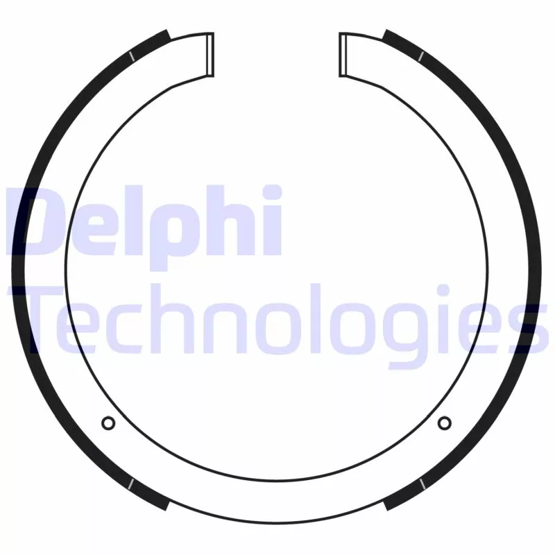 Jeu de mâchoires de frein DELPHI LS2168