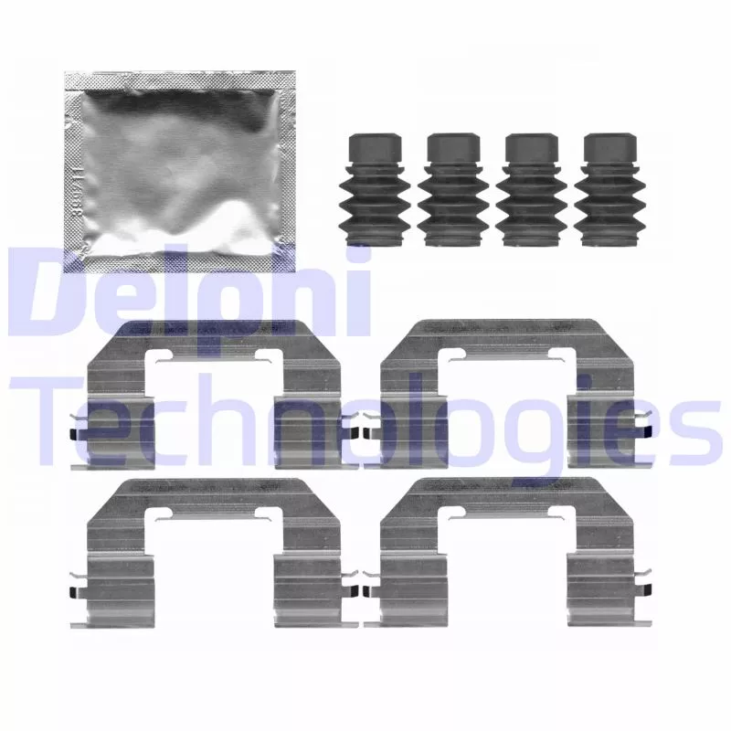 Kit d'accessoires, plaquette de frein à disque DELPHI LX0721