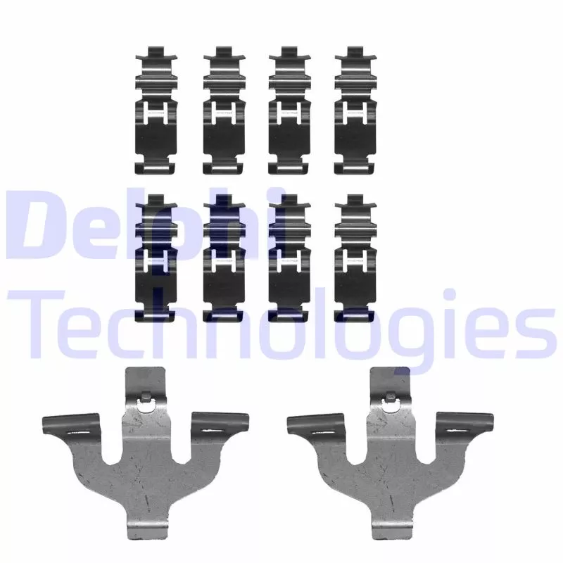 Kit d'accessoires, plaquette de frein à disque DELPHI LX0724