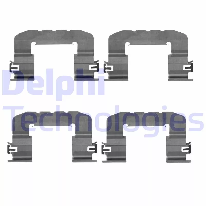 Kit d'accessoires, plaquette de frein à disque DELPHI LX0725