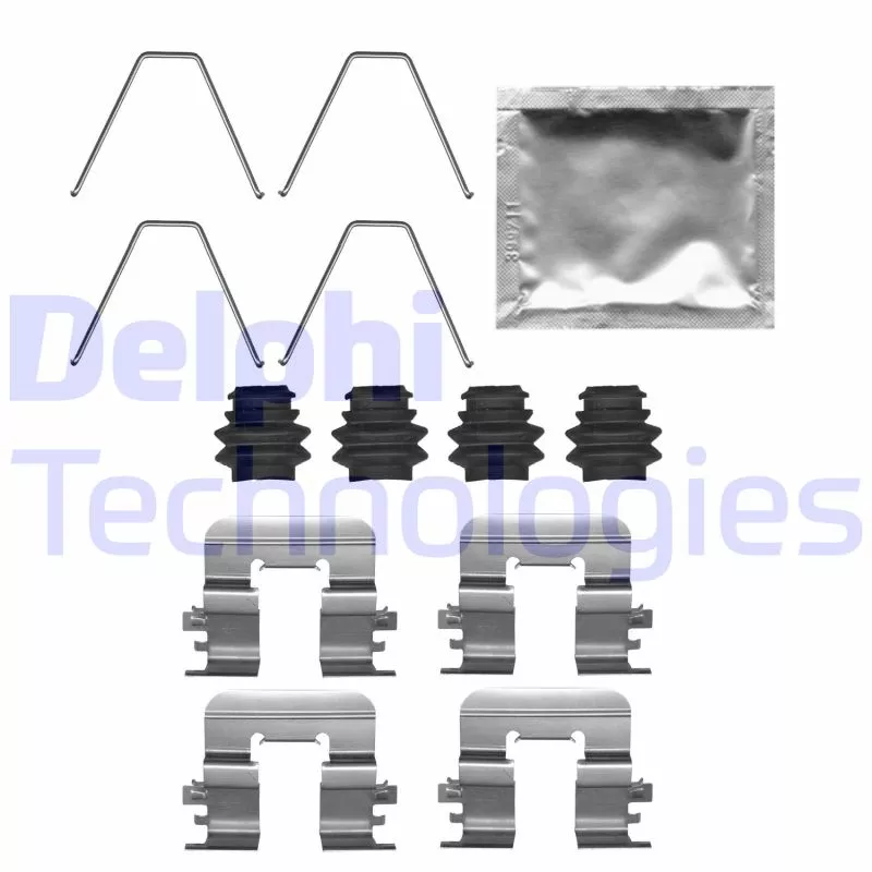 Kit d'accessoires, plaquette de frein à disque DELPHI LX0726