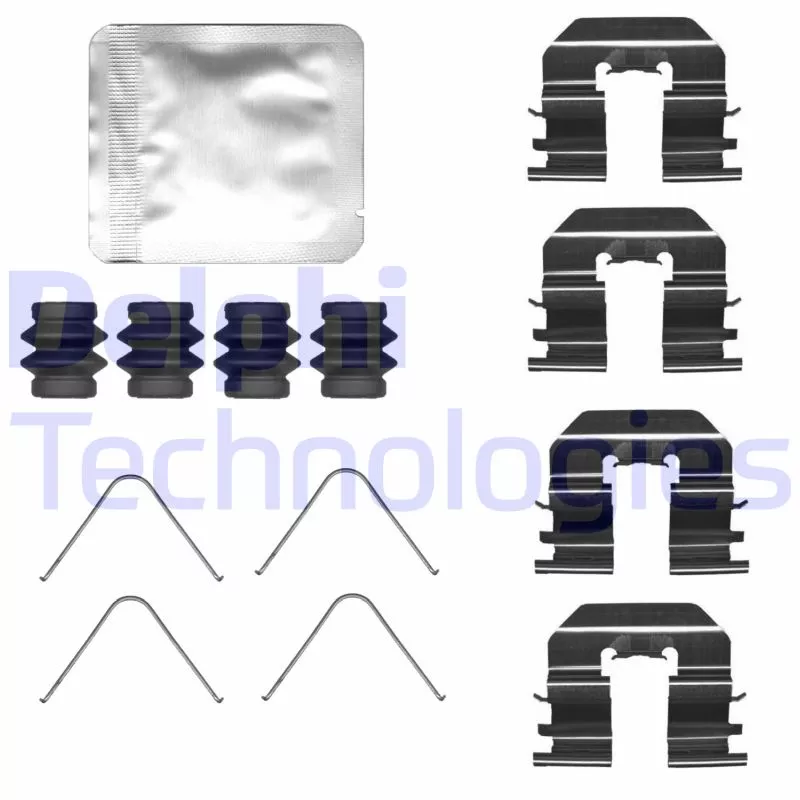 Kit d'accessoires, plaquette de frein à disque DELPHI LX0727