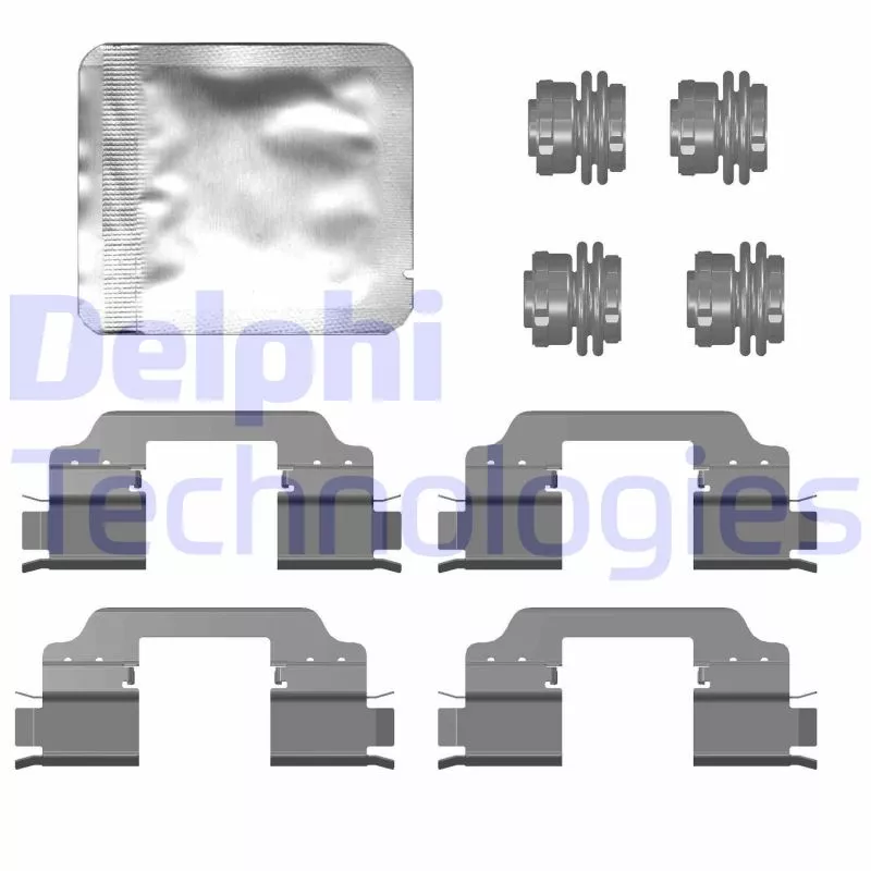 Kit d'accessoires, plaquette de frein à disque DELPHI LX0759