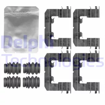Kit d'accessoires, plaquette de frein à disque DELPHI