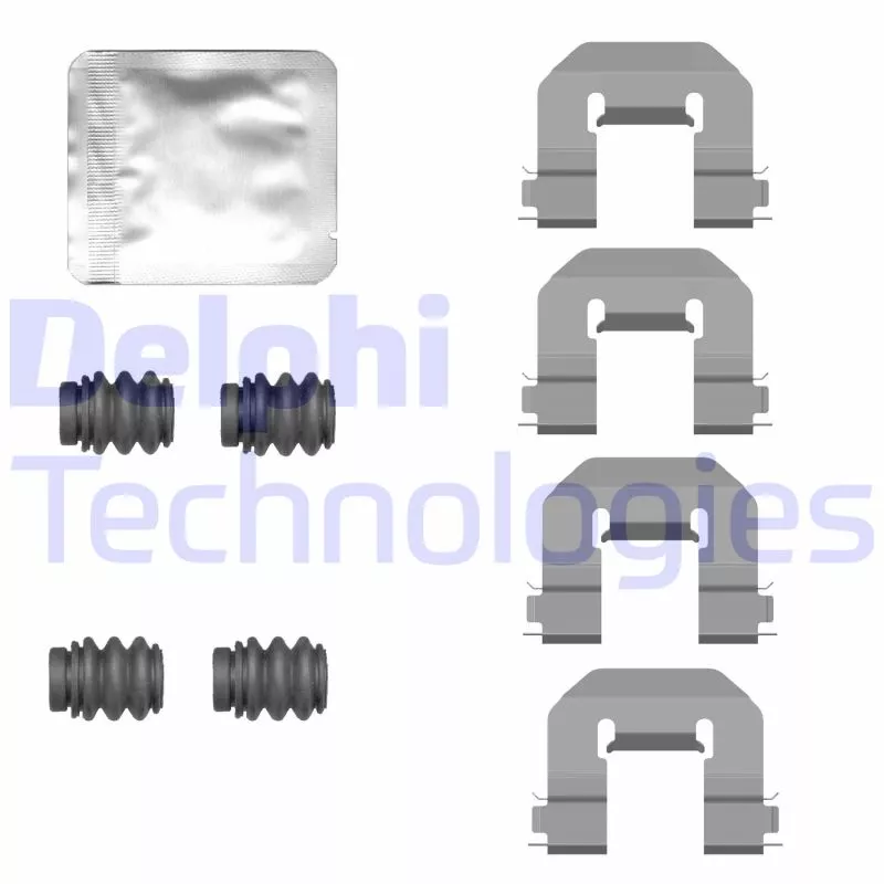Kit d'accessoires, plaquette de frein à disque DELPHI LX0774