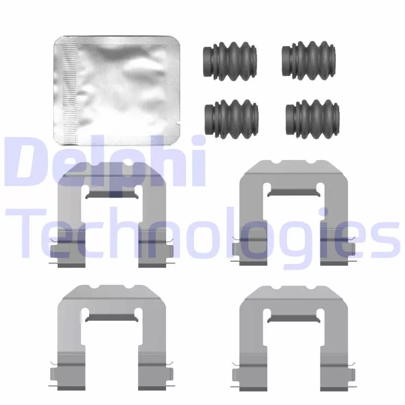 Kit d'accessoires, plaquette de frein à disque DELPHI LX0775
