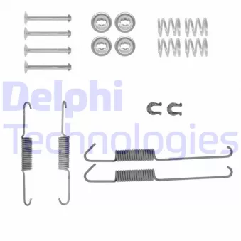 Kit d'accessoires, mâchoire de frein DELPHI LY1434