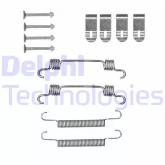 Kit d'accessoires, mâchoires de frein de stationnement DELPHI LY1436