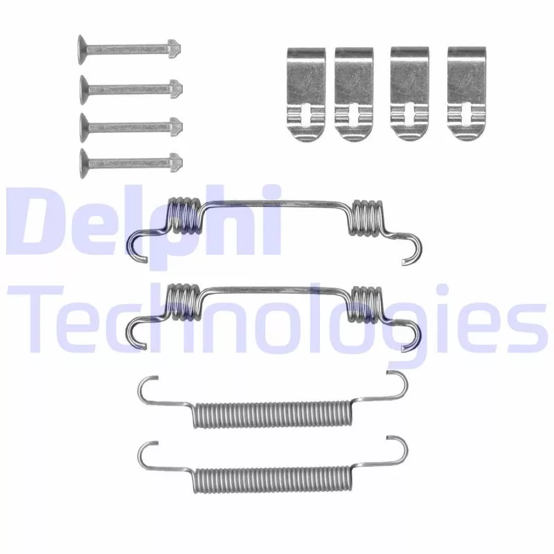 Kit d'accessoires, mâchoires de frein de stationnement DELPHI LY1436