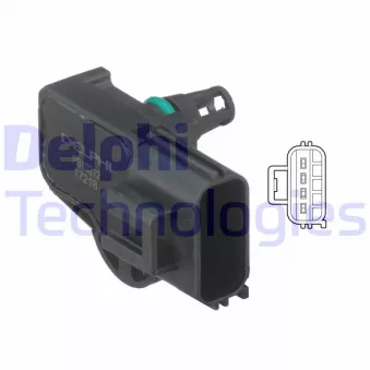 Capteur, pression de suralimentation DELPHI PS10212