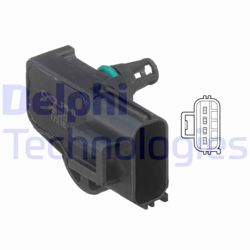 Capteur, pression de suralimentation DELPHI PS10212