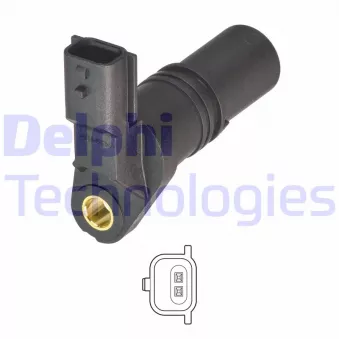 Capteur d'angle, vilebrequin DELPHI SS12303-12B1