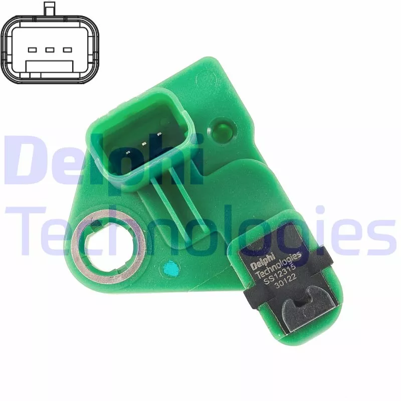Capteur d'angle, vilebrequin DELPHI SS12315-12B1