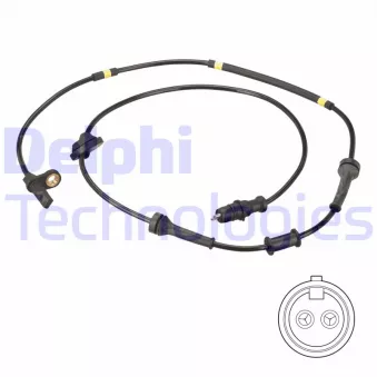 Capteur, vitesse de roue DELPHI