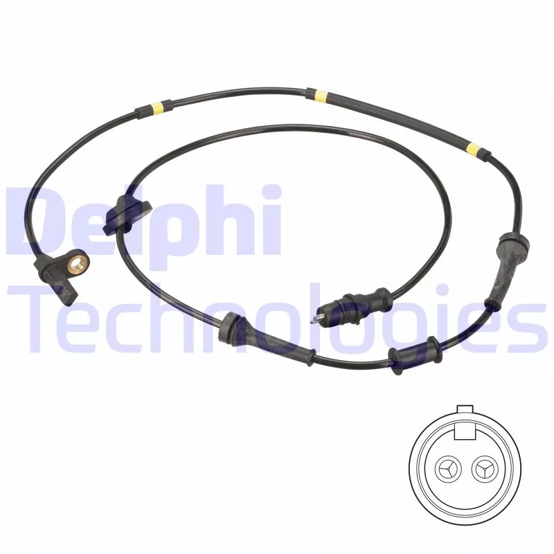 Capteur, vitesse de roue DELPHI SS20481