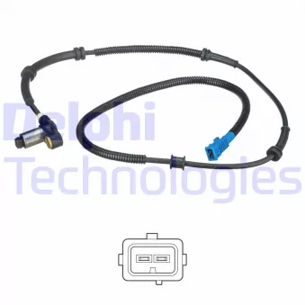 Capteur, vitesse de roue DELPHI SS20491