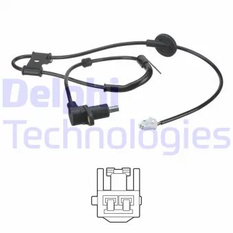 Capteur, vitesse de roue DELPHI
