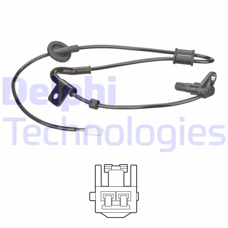 Capteur, vitesse de roue DELPHI SS20529