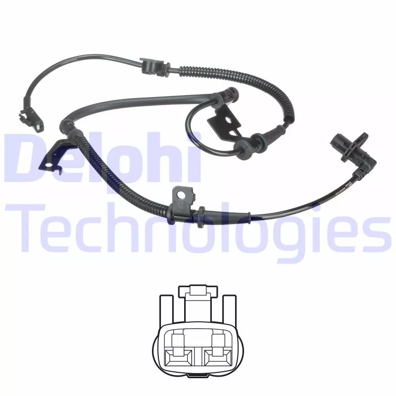 Capteur, vitesse de roue DELPHI SS20536
