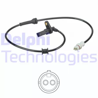 Capteur, vitesse de roue DELPHI SS20590