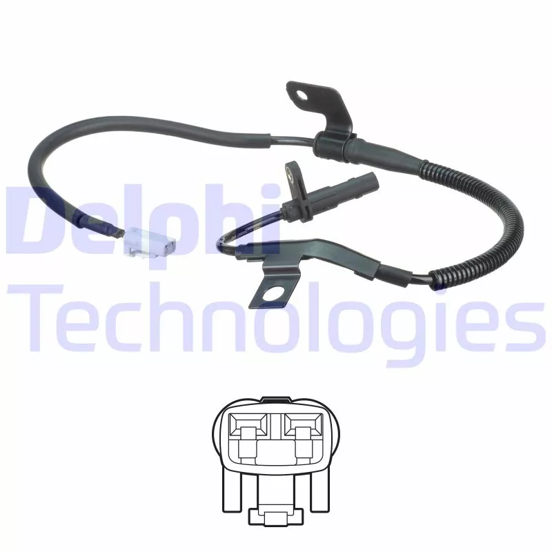 Capteur, vitesse de roue DELPHI SS20621