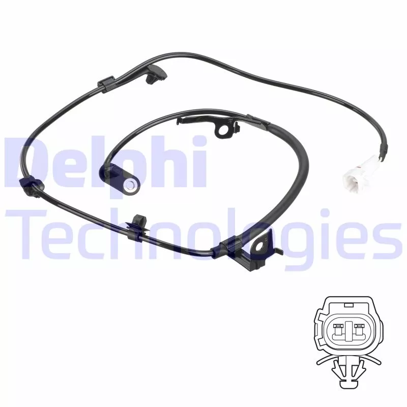 Capteur, vitesse de roue DELPHI SS20807