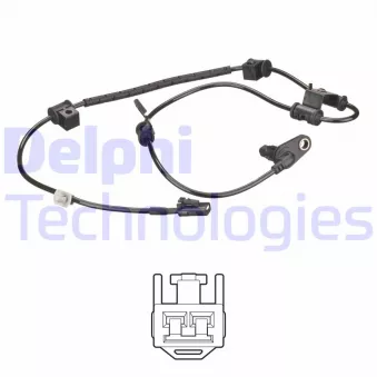 Capteur, vitesse de roue DELPHI SS21039