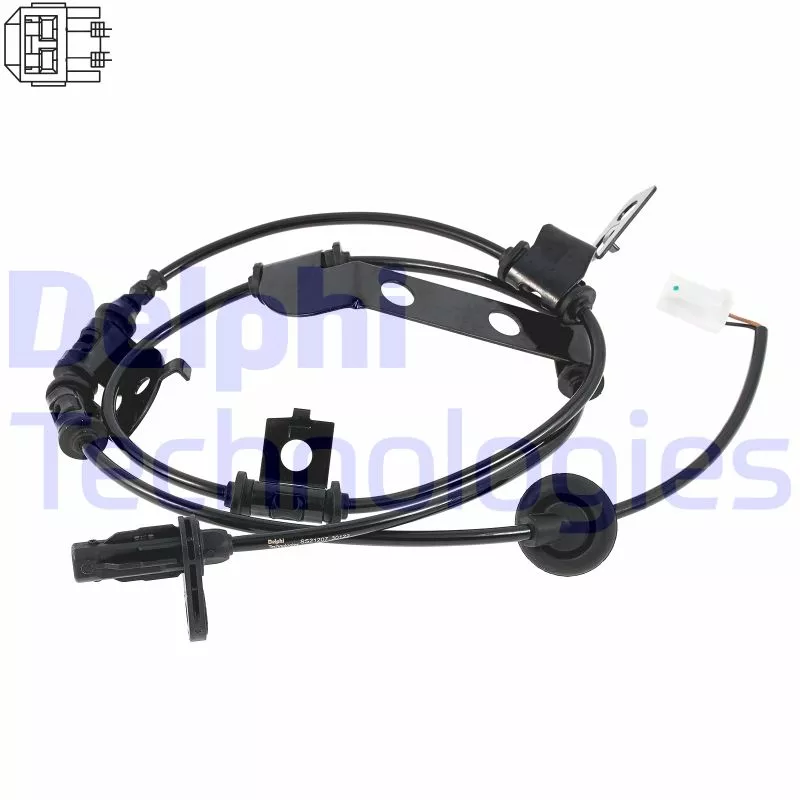 Capteur, vitesse de roue DELPHI SS21207-12B1
