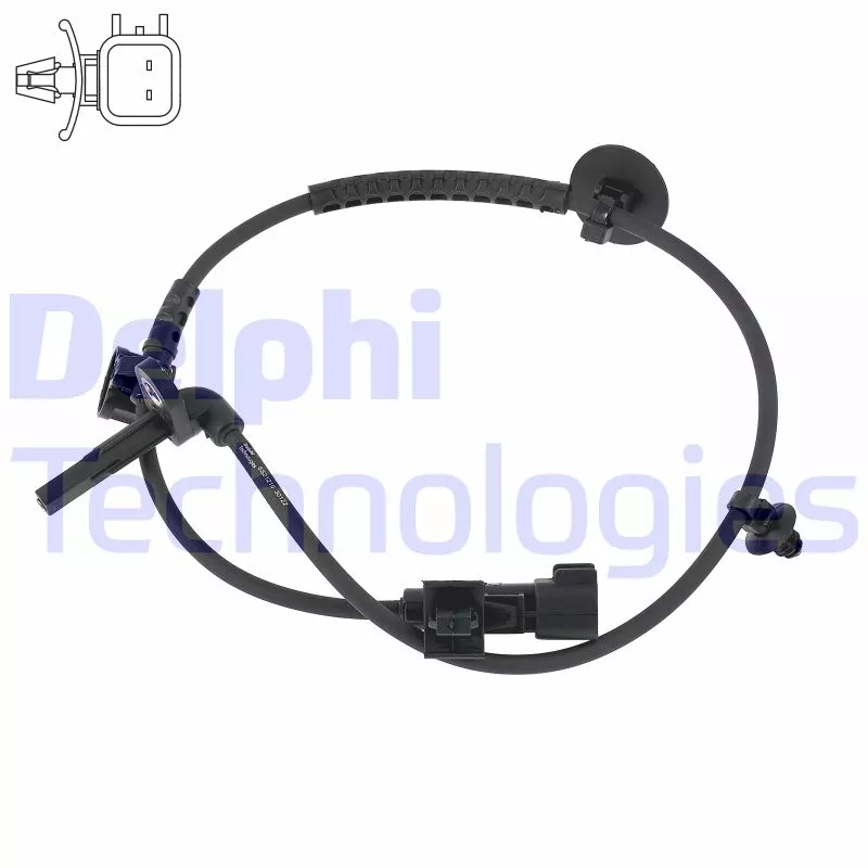 Capteur, vitesse de roue DELPHI SS21216-12B1