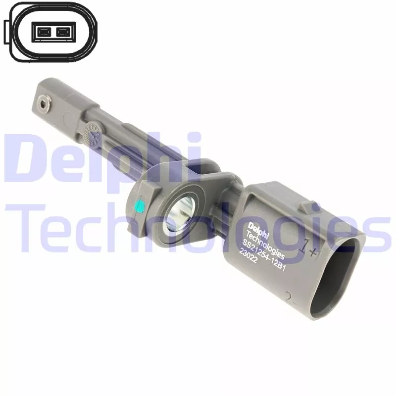 Capteur, vitesse de roue DELPHI SS21254-12B1