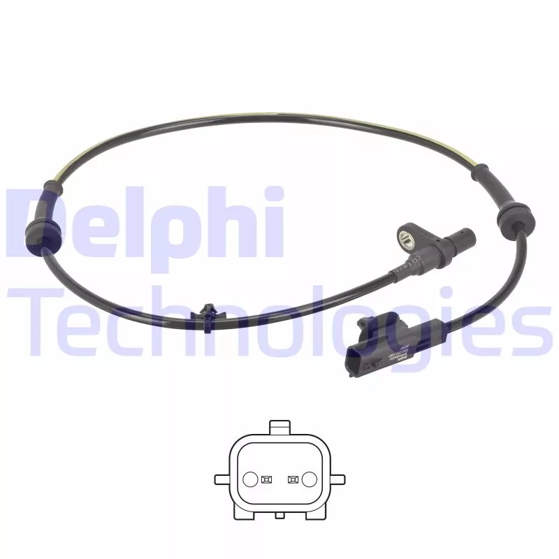 Capteur, vitesse de roue DELPHI SS21257-12B1