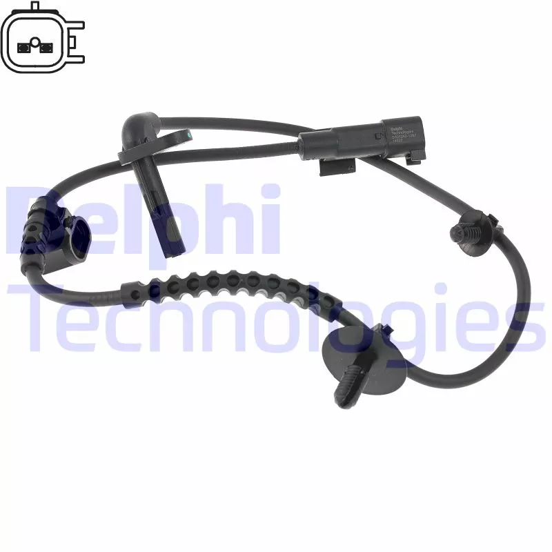 Capteur, vitesse de roue DELPHI SS21262-12B1