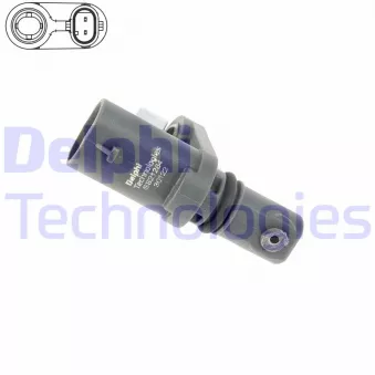Capteur, vitesse de roue DELPHI SS21264-12B1