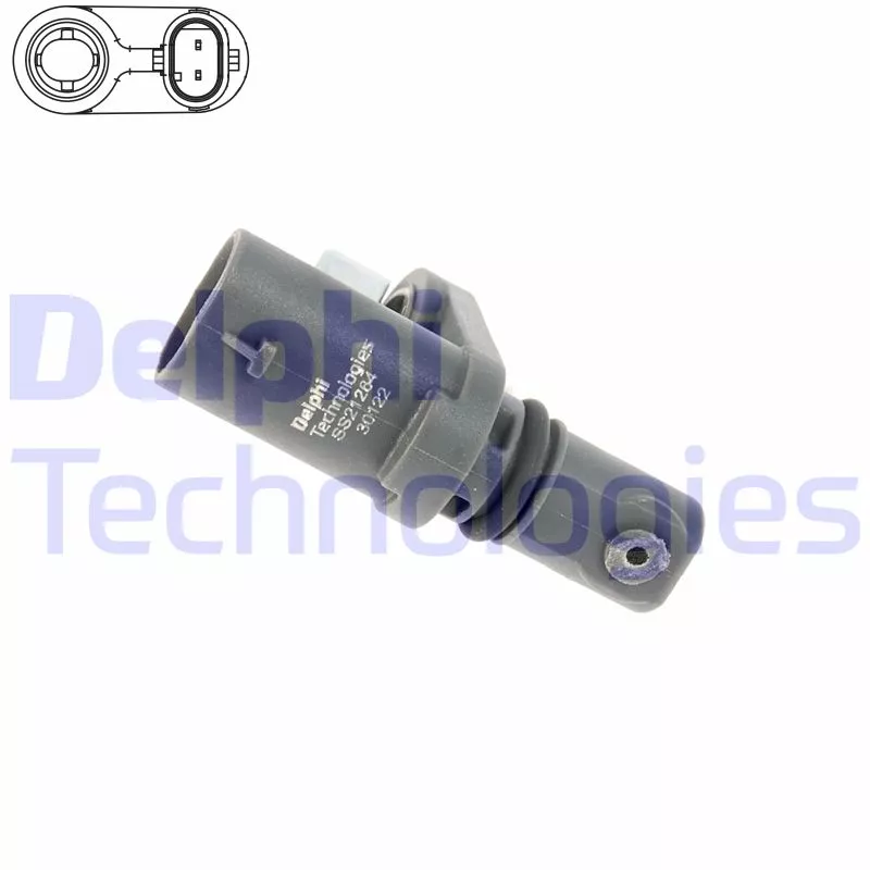Capteur, vitesse de roue DELPHI SS21264-12B1