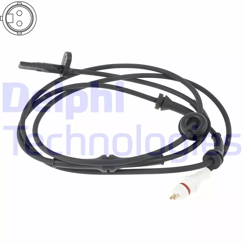Capteur, vitesse de roue DELPHI SS21272-12B1